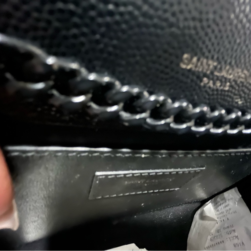 YSL medium size so Kate bag w/ black logo. - Picture 5 of 9